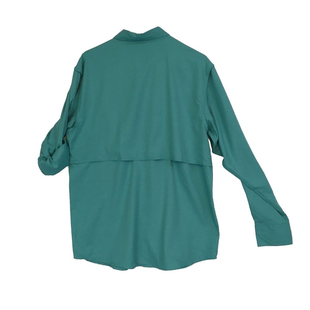 Red Head Brand Mens Green Outdoor Fishing Hiking Vented Shirt,‎ Roll Tab, sz M - Picture 5 of 11